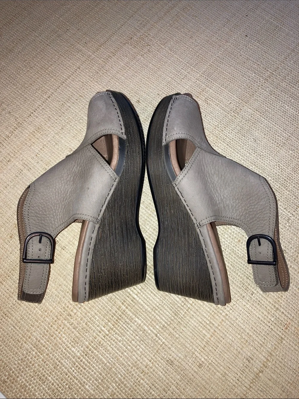 Dansko taupe suede
